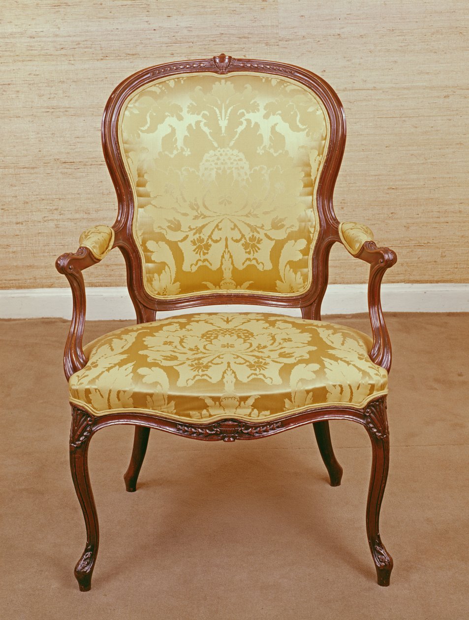 Lenestol, designet av Hepplewhite, ca. 1770 av Unbekannt Unbekannt