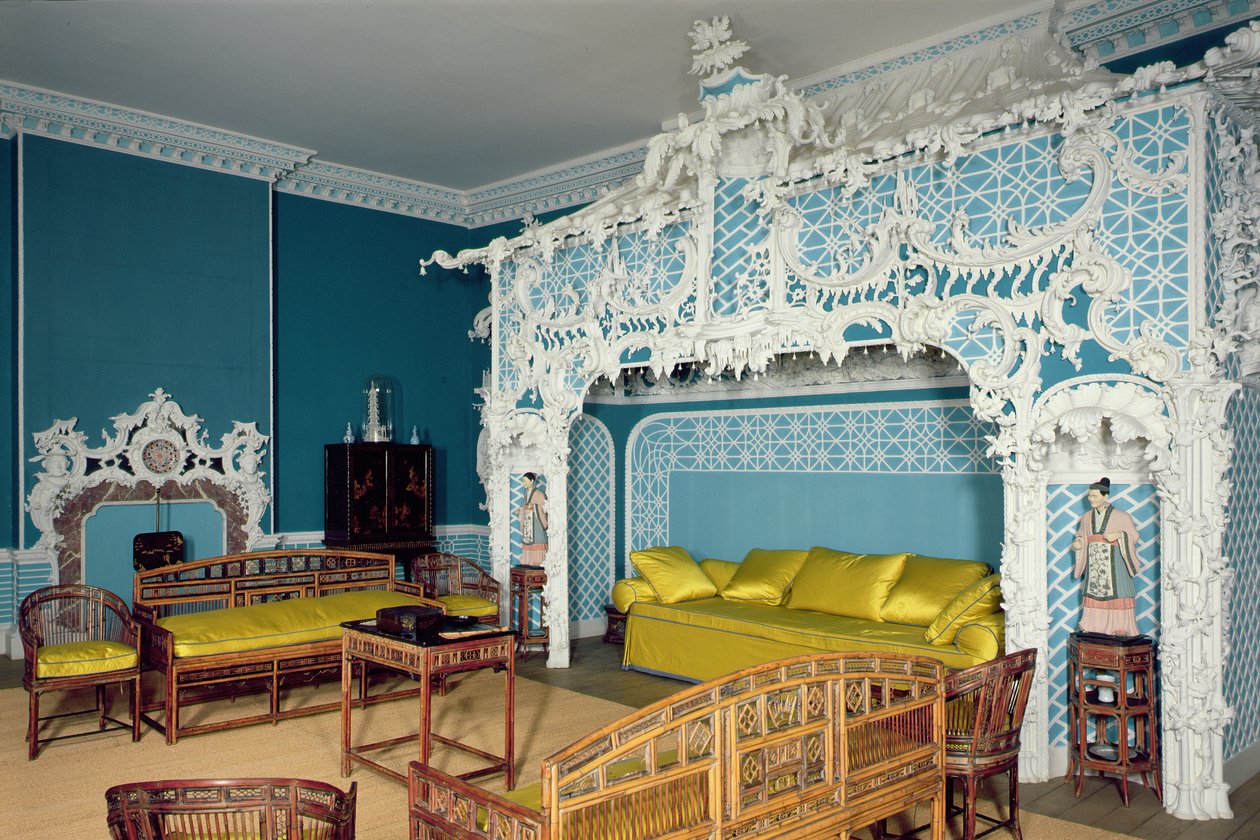 Kinesisk rom, Claydon House, Buckinghamshire av Unbekannt Unbekannt