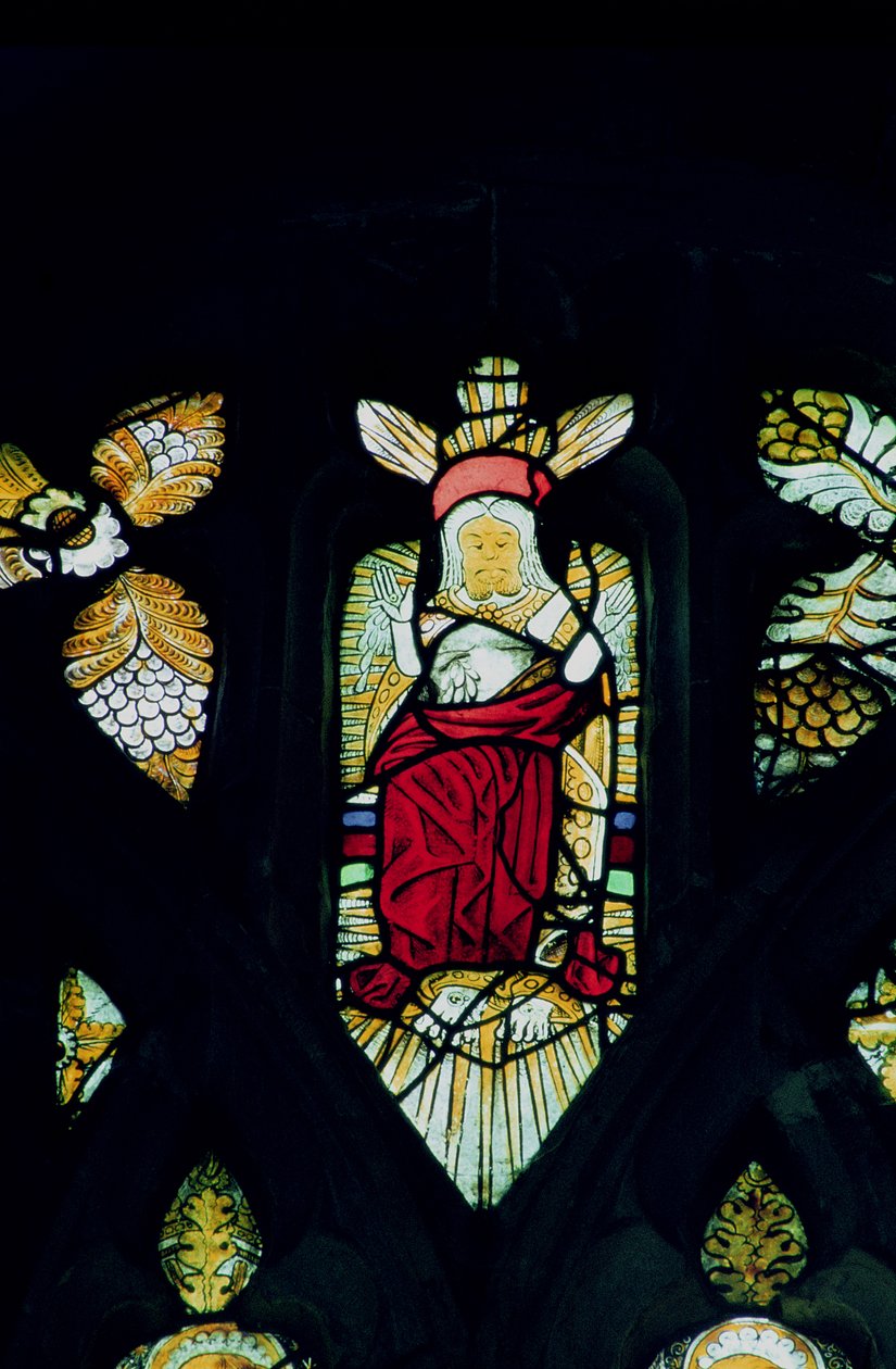 Kristus viser de fem sårene, britisk, 1400-tallet av Unbekannt Unbekannt
