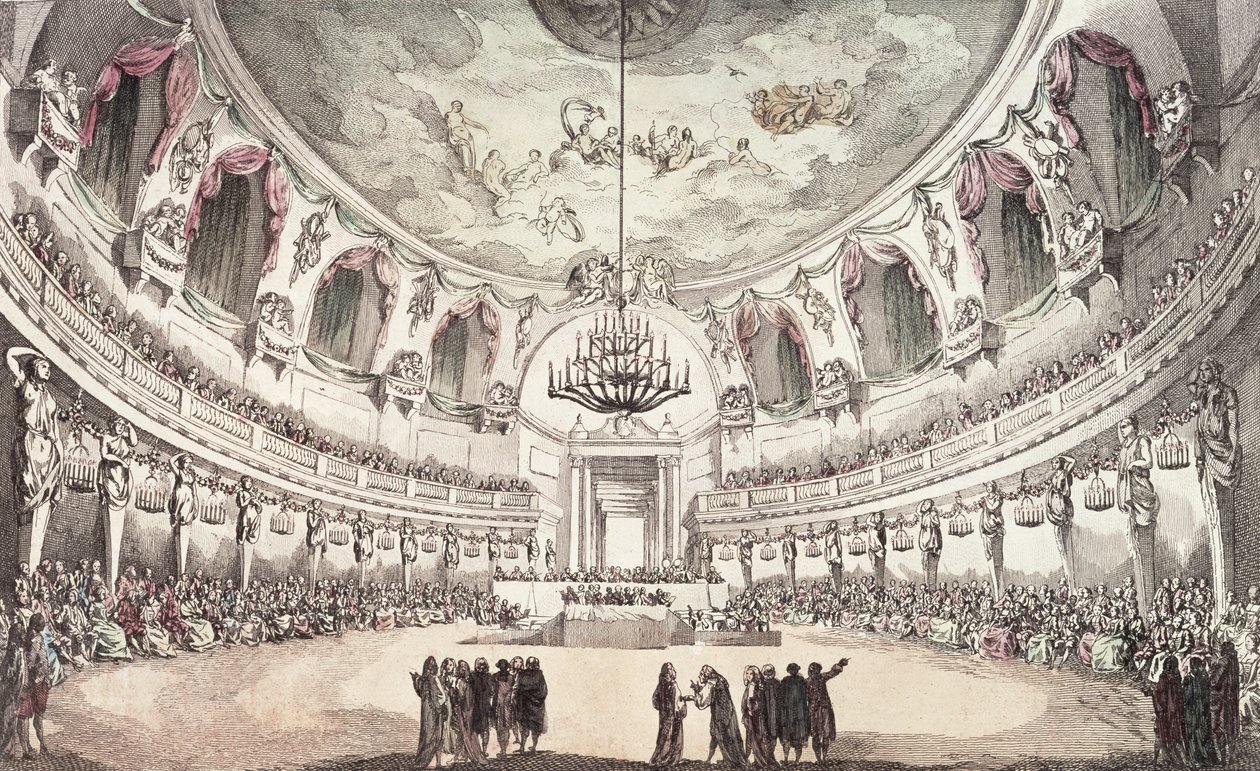 Konserthus i Venezia, 1700-tallet av Unbekannt Unbekannt