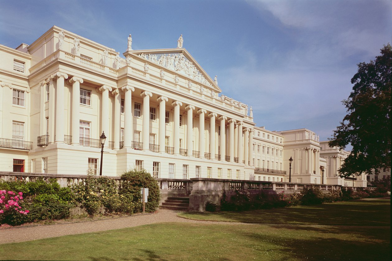 Cumberland Terrace 1827-28, designet av John Nash (1752-1835) Regents Park, London, Storbritannia av Unbekannt Unbekannt