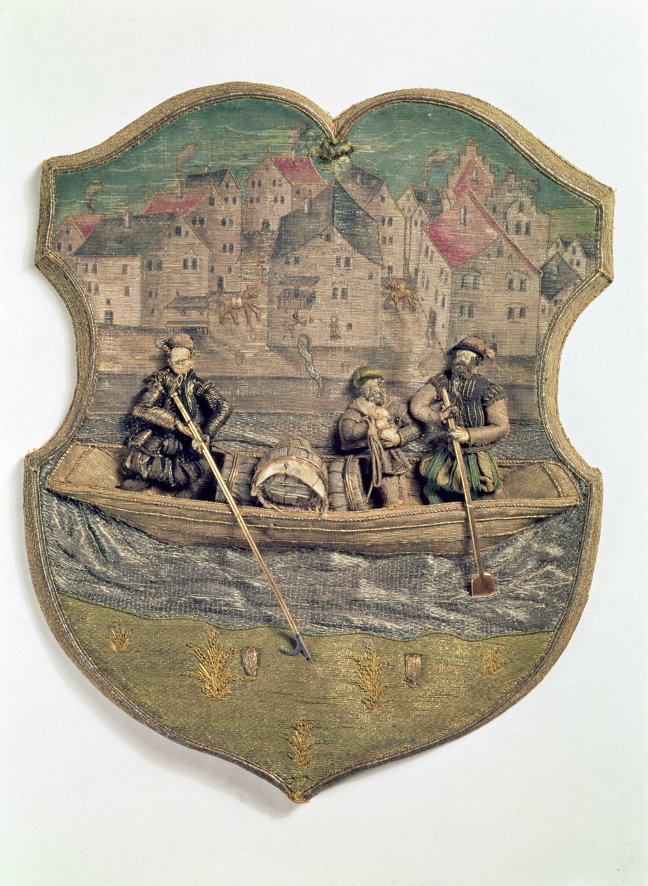 Brodert laugsymbol utført av Wolf Popp, Passau, ca. 1574-5 av Unbekannt Unbekannt