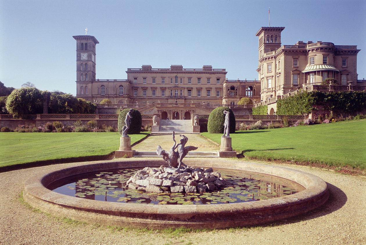 Eksteriør av Osborne House, East Cowes av Unbekannt Unbekannt