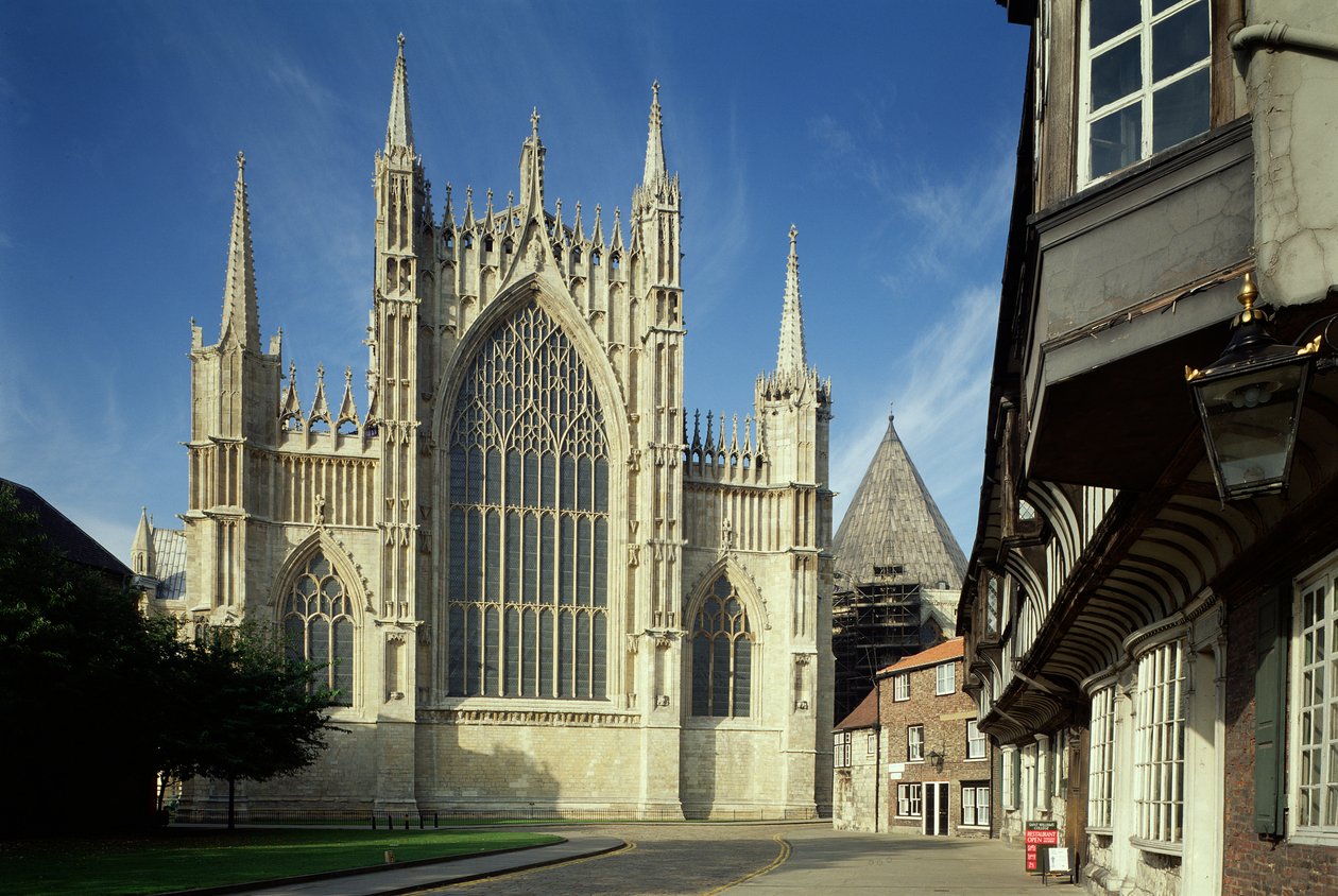 Utvendig utsikt over York Minster, Yorkshire av Unbekannt Unbekannt
