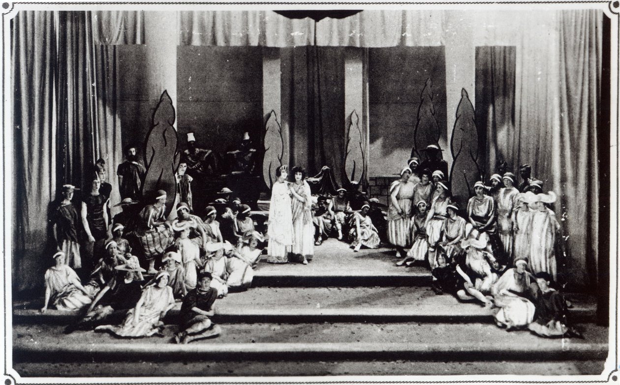 Første sceneoppførelse i England av Händels Oratorio Semele. 1925 av Unbekannt Unbekannt