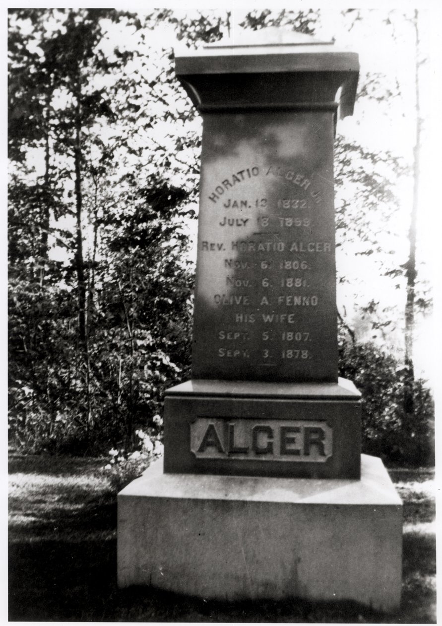 Horatio Algers grav i Natick, Massachusetts (undw bilde) av Unbekannt Unbekannt