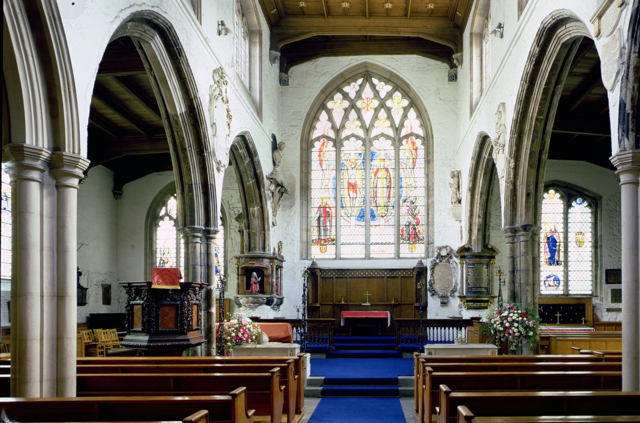 Interiør i St. Olaves Church, Hart Street, City of London av Unbekannt Unbekannt