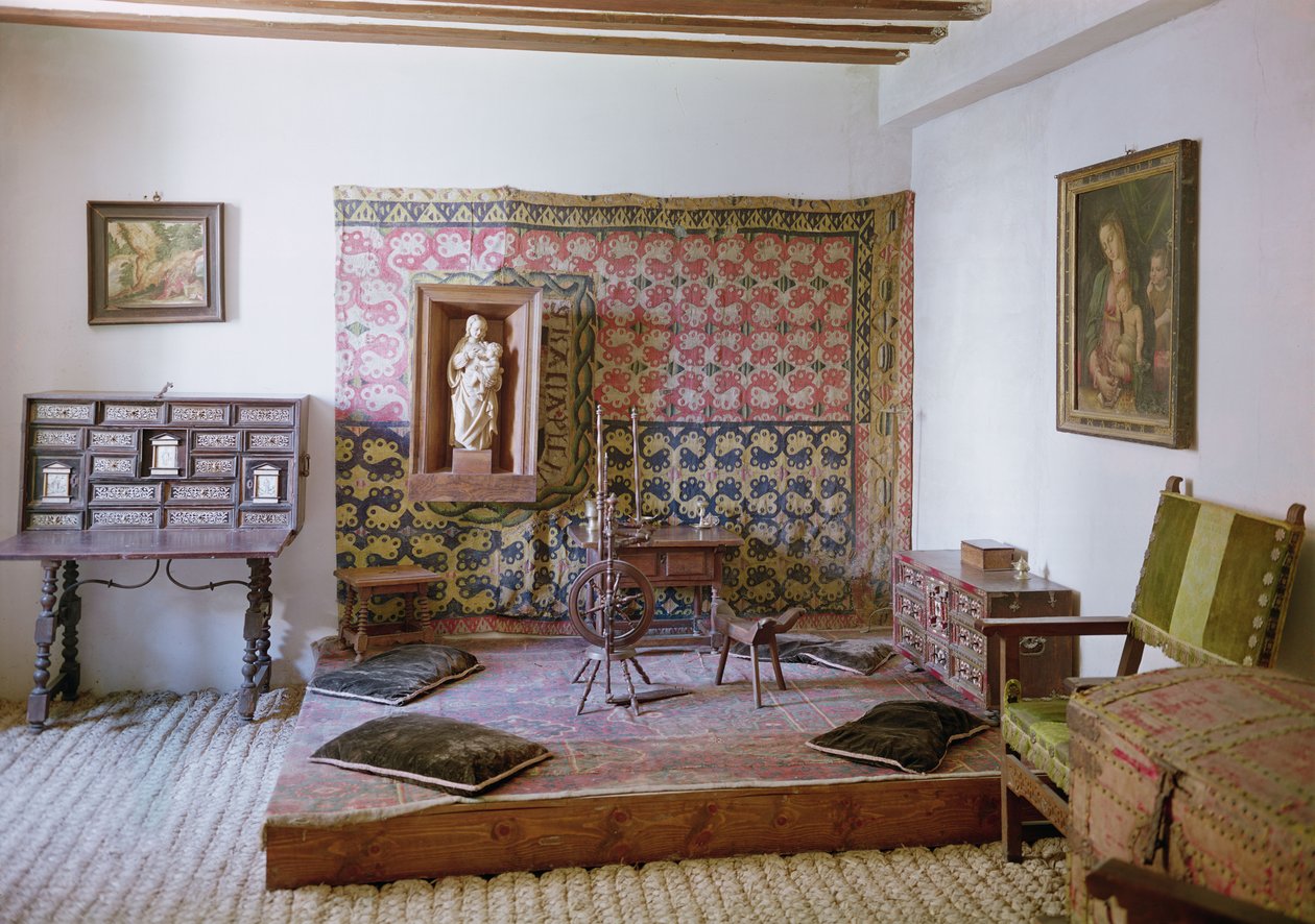 Interiør i huset til Miguel de Cervantes av Unbekannt Unbekannt