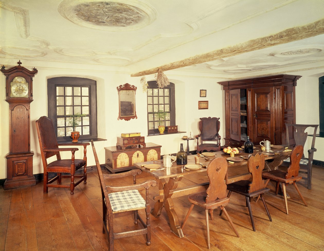 Kershner Parlour, Wernersville, Pennsylvania, 1755 av Unbekannt Unbekannt