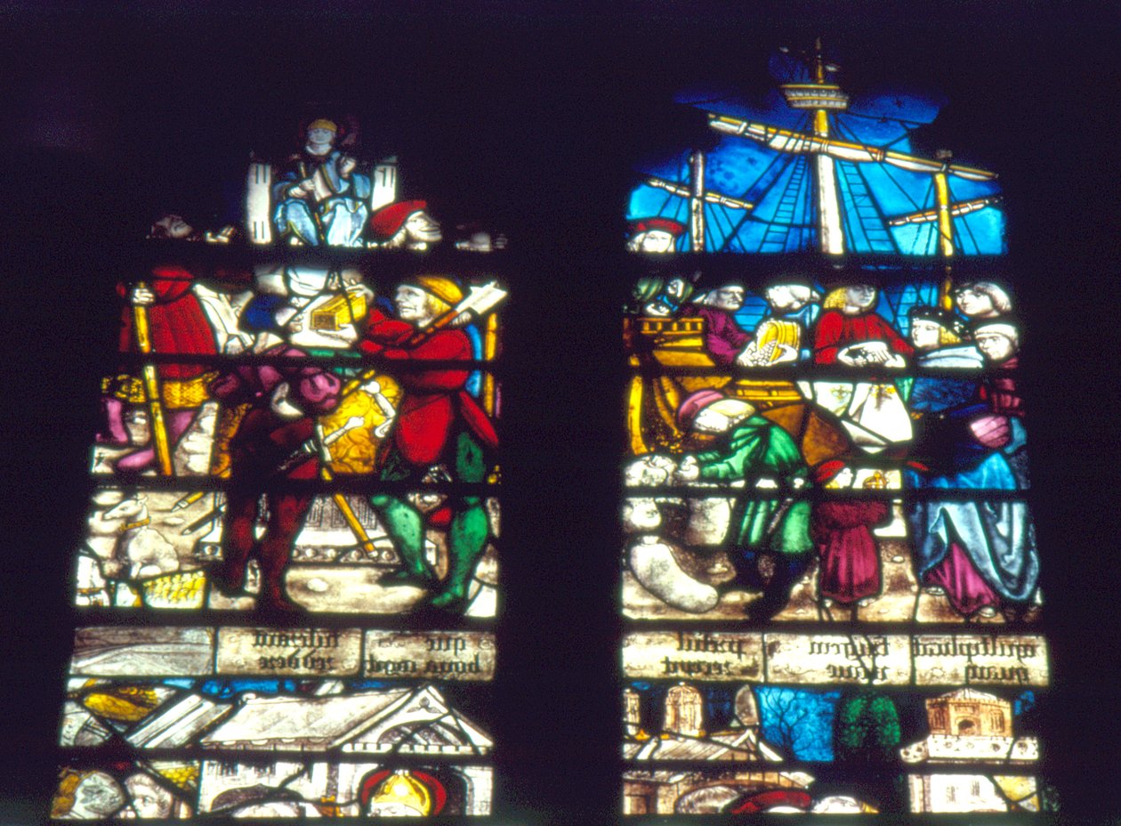Legend of St.Nicholas, britisk, tidlig på 1500-tallet av Unbekannt Unbekannt