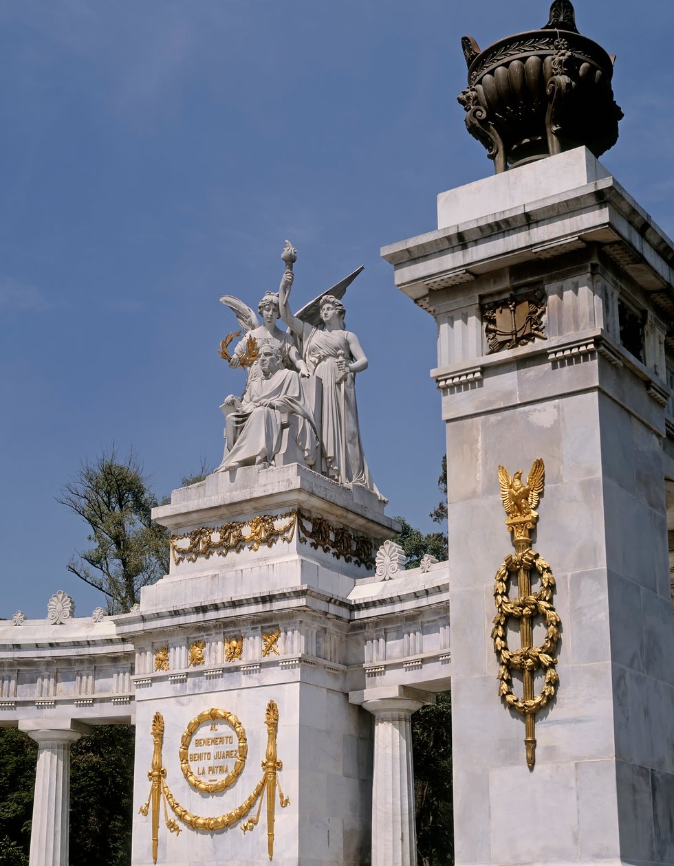 Mexico City. Benito Juarez Hemicycle. av Unbekannt Unbekannt
