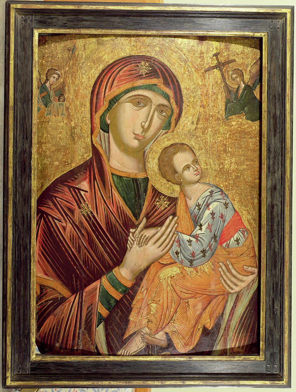 Mother of God of the Passion, gresk ikon fra Kreta, tidlig på 1500-tallet av Unbekannt Unbekannt