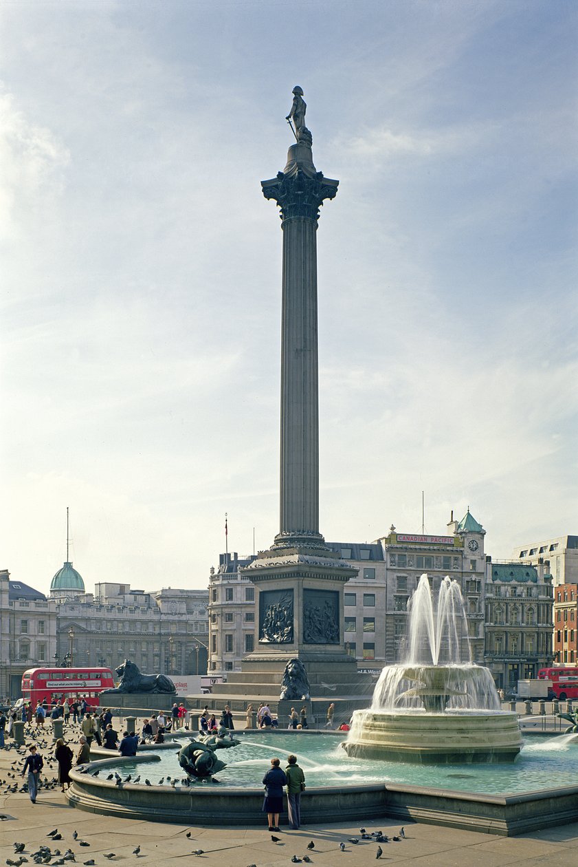 Nelsons Column, bygget 1840-43 av Unbekannt Unbekannt