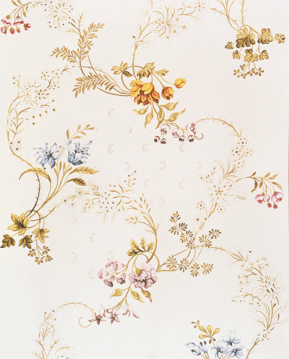 Rokokko asymmetrisk blomsterdesign av Anna Maria Garthwaite, 1744 av Unbekannt Unbekannt