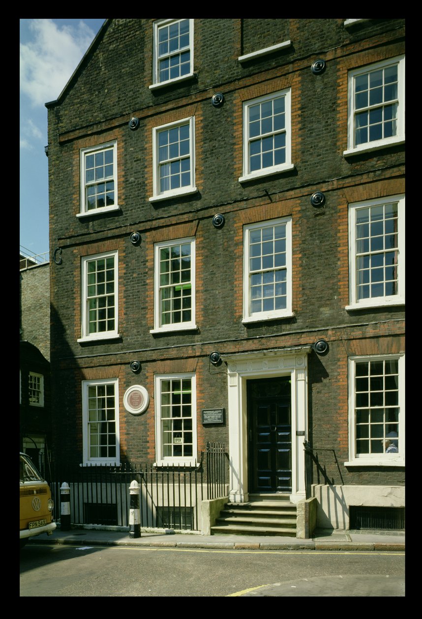 Samuel Johnsons hus, City of London, bygget 1700 av Unbekannt Unbekannt