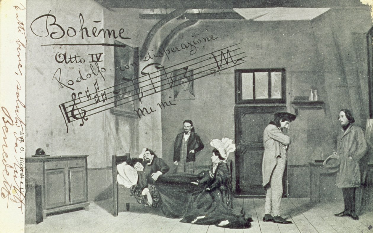 Scene fra akt IV av operaen 