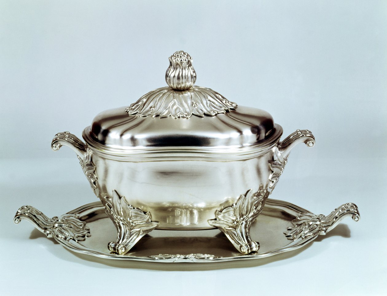 Suppeterrinstativ, Dresden, barokk, av Friedrich Reinhard Schrodel, ca. 1750 av Unbekannt Unbekannt