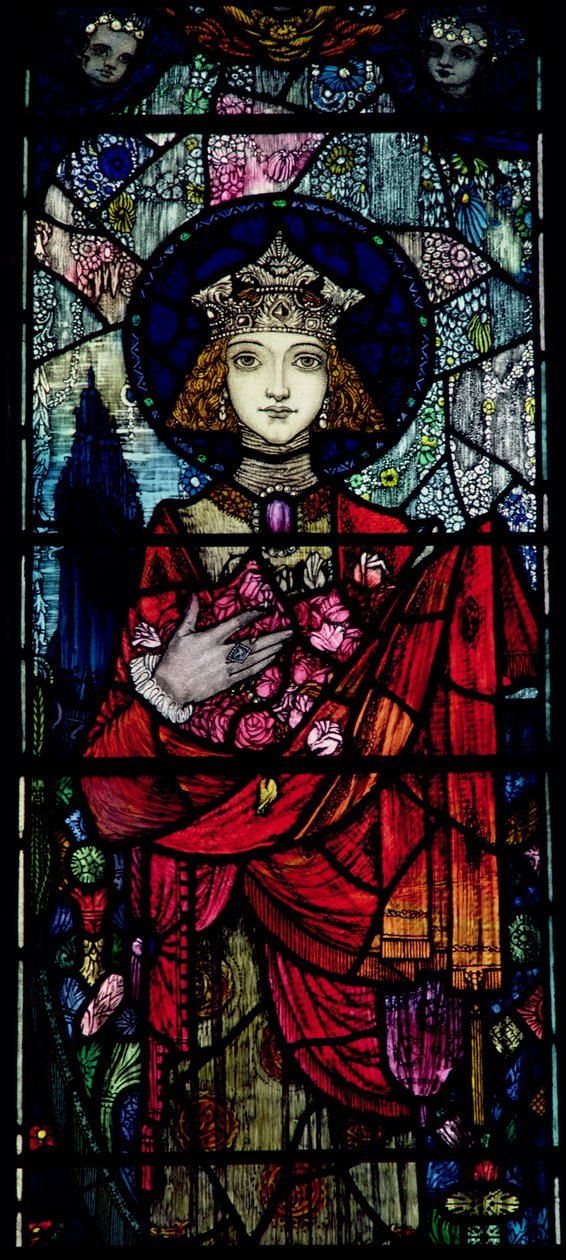 St. Elizabeth av Ungarn, av Harry Clarke av Dublin (1889-1931) av Unbekannt Unbekannt