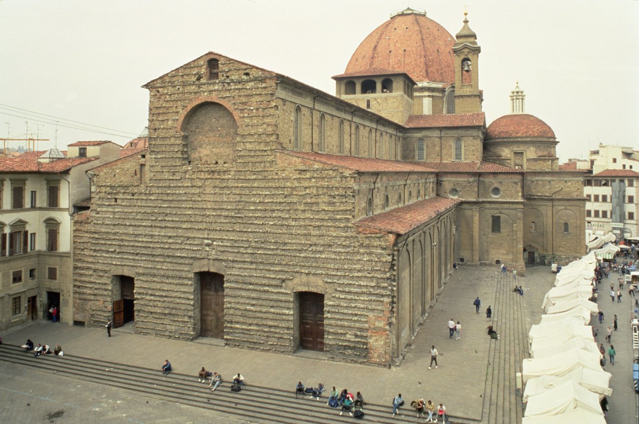 Kirken og basilikaen San Lorenzo, Firenze av Unbekannt Unbekannt