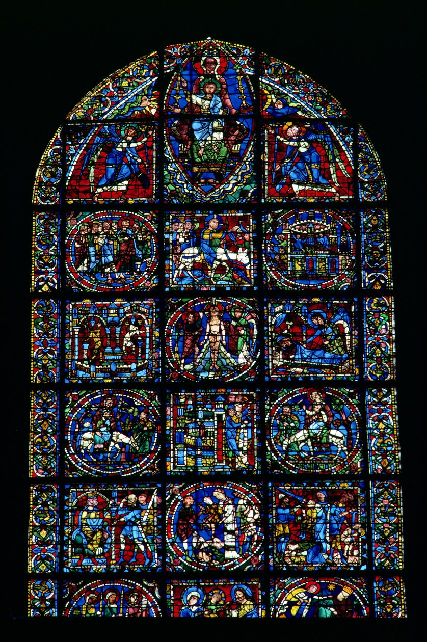 The Life of Christ, New Testament Cycle (øvre halvdel av vinduet) av Unbekannt Unbekannt
