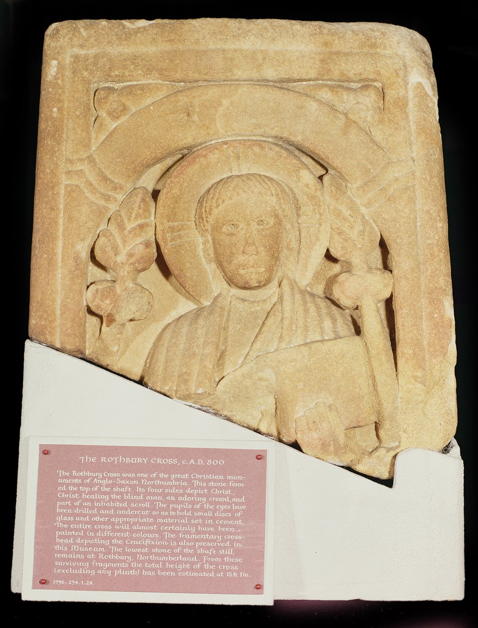 The Rothbury Cross, 800 AD, Anglo-Saxon, Northumbria av Unbekannt Unbekannt