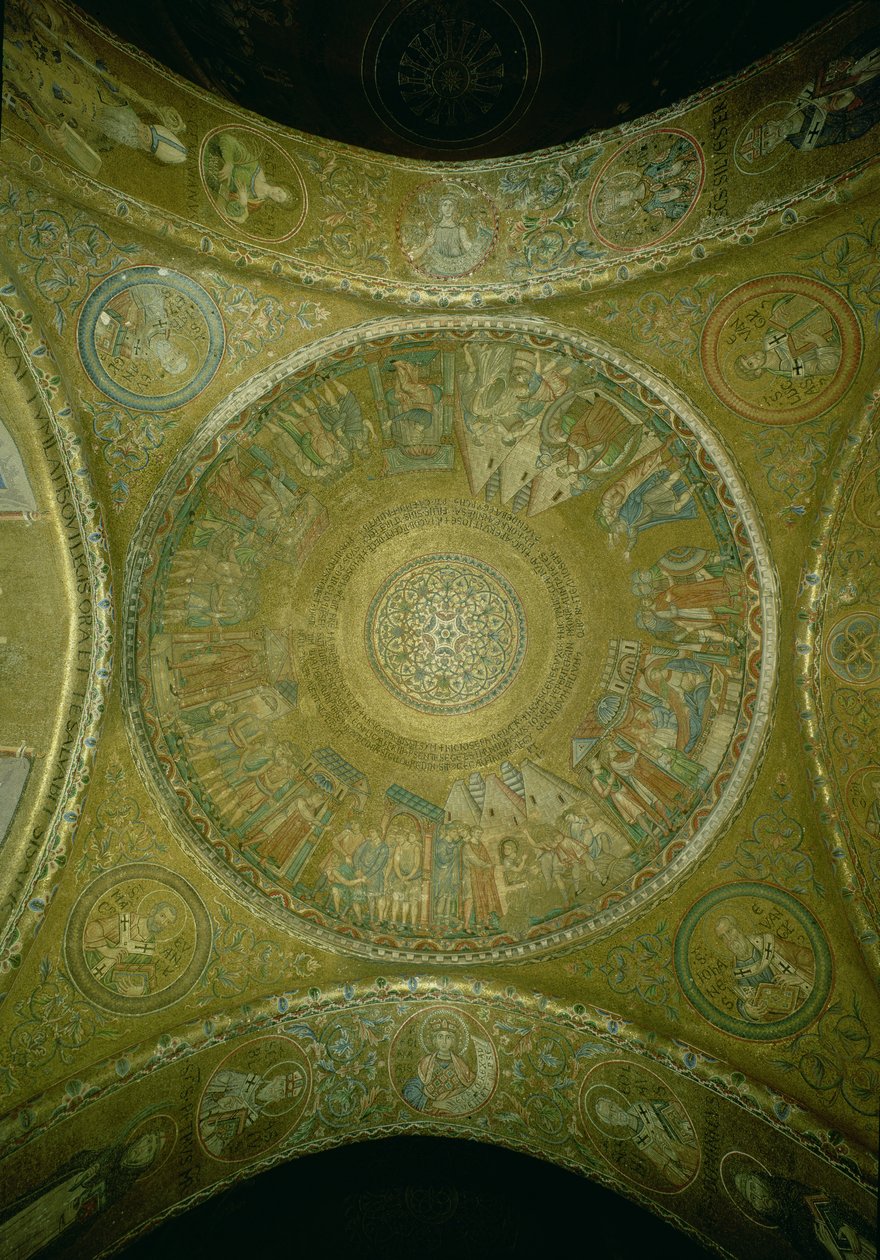 Historien om Josef, mosaikk fra den tredje kuppelen i vestibylen til San Marco-basilikaen, Venezia av Unbekannt Unbekannt