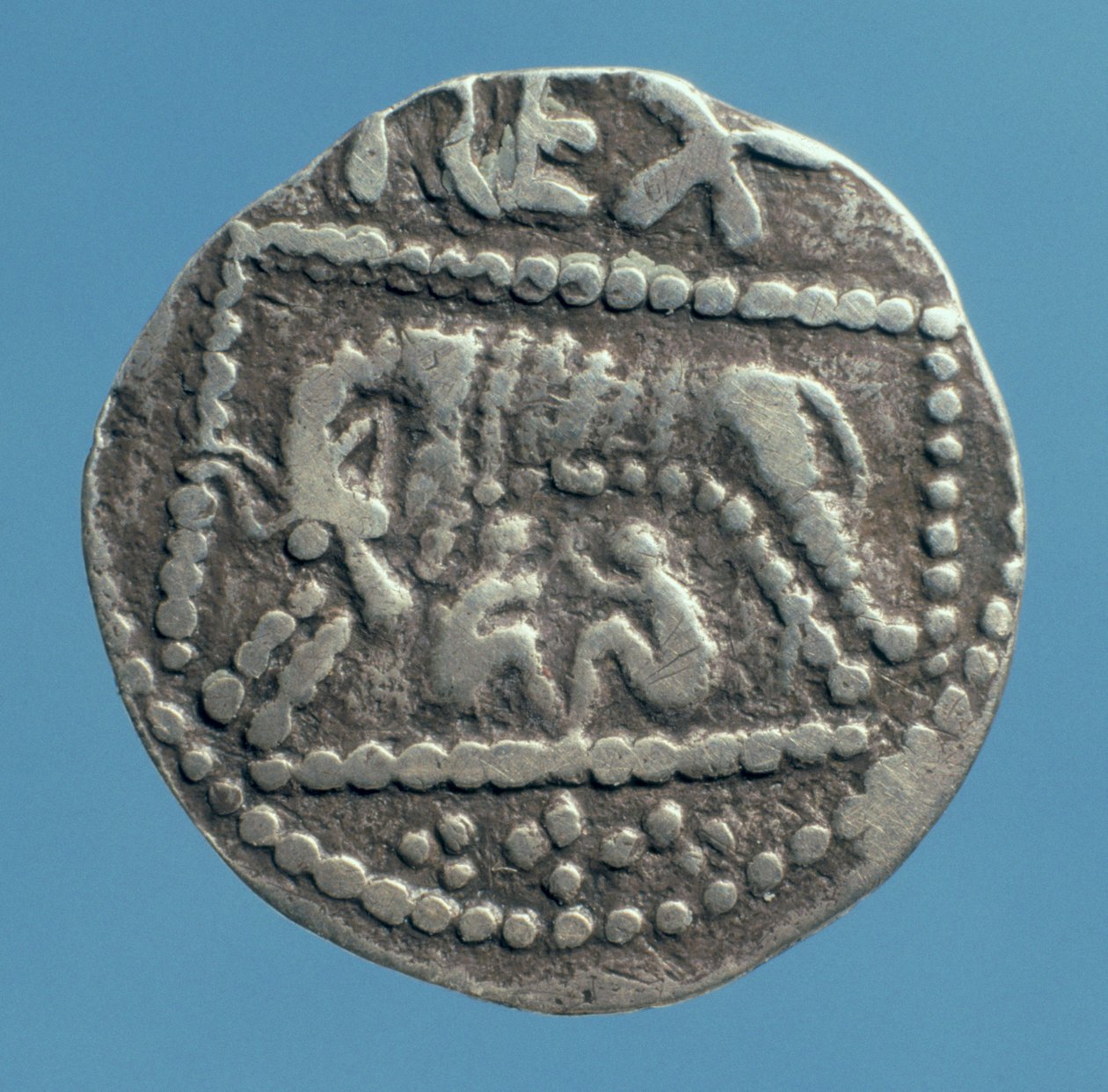 Verso av penny av Ethelbert, King of Kent (sølv) (se 46895) av Unbekannt Unbekannt