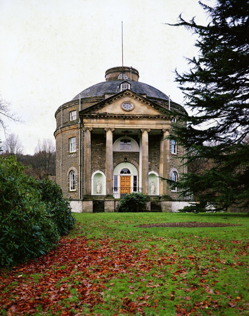 Utsikt over Belle Isle House, Lake Windermere, bygget 1774-c.1781 av Unbekannt Unbekannt