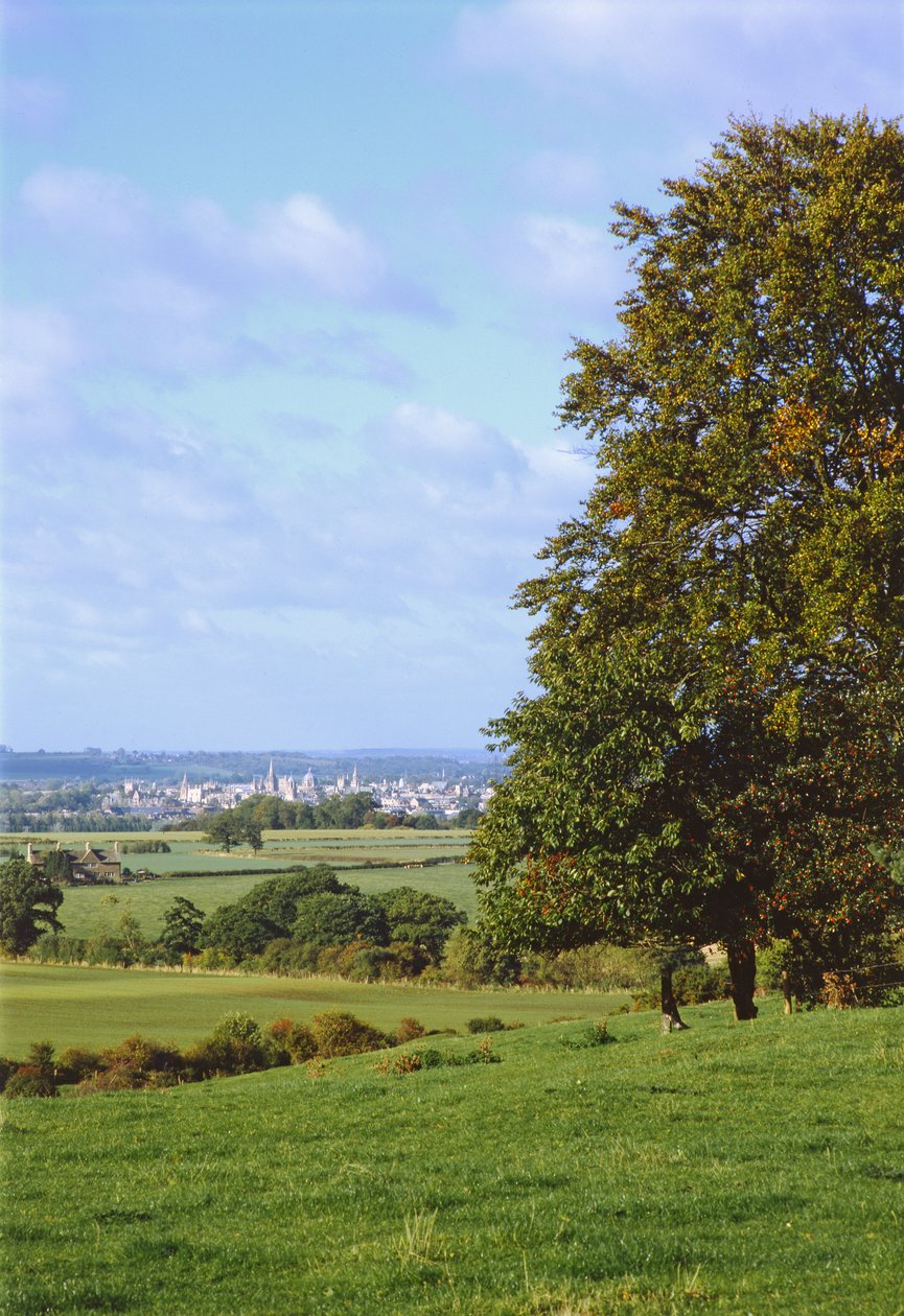 Utsikt over Oxford fra Boars Hill av Unbekannt Unbekannt