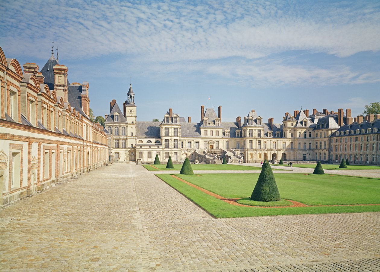 White Horse Courtyard, Palace of Fontainebleau av Unbekannt Unbekannt