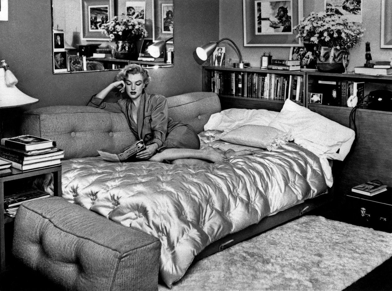 Marilyn Monroe på Beverly Carlton Hotel, ca. 1951 av Unbekannt Unbekannt