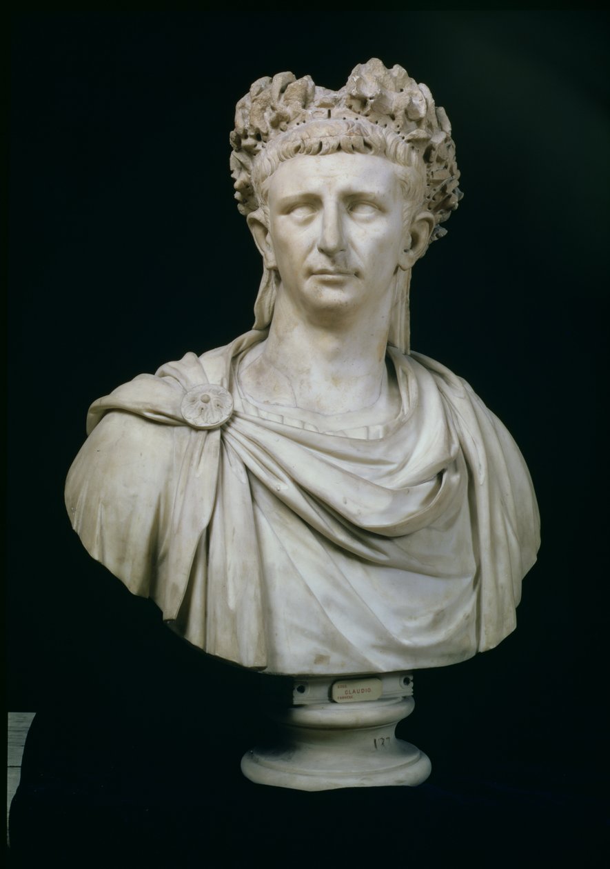 Portrettbyste av keiser Claudius I av Unbekannt Unbekannt