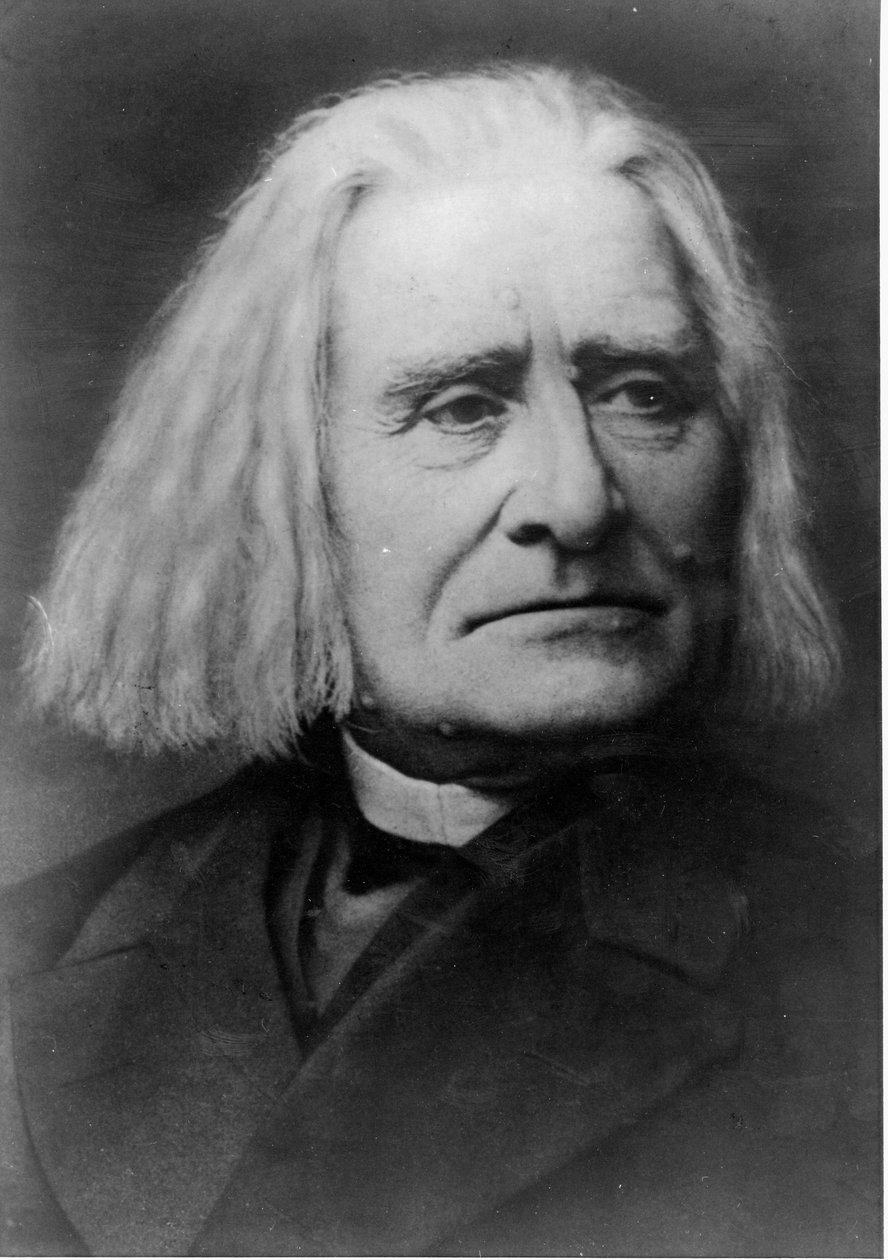 Portrett av Franz Liszt av Unbekannt Unbekannt