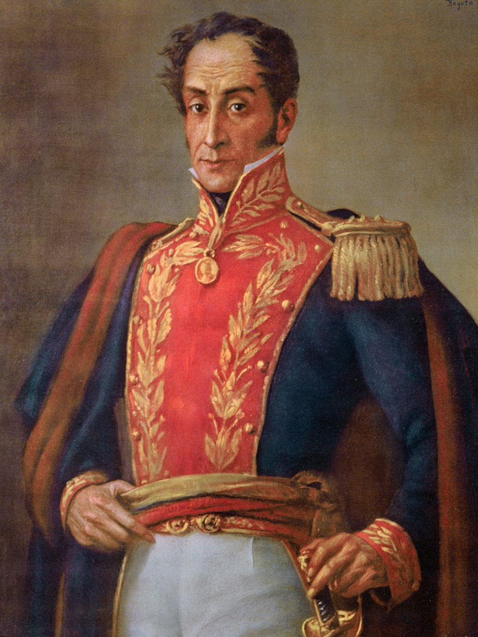 simon bolivar av Unbekannt Unbekannt