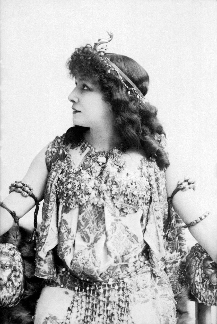 Et portrett av Sarah Bernhardt av Unbekannt Unbekannt