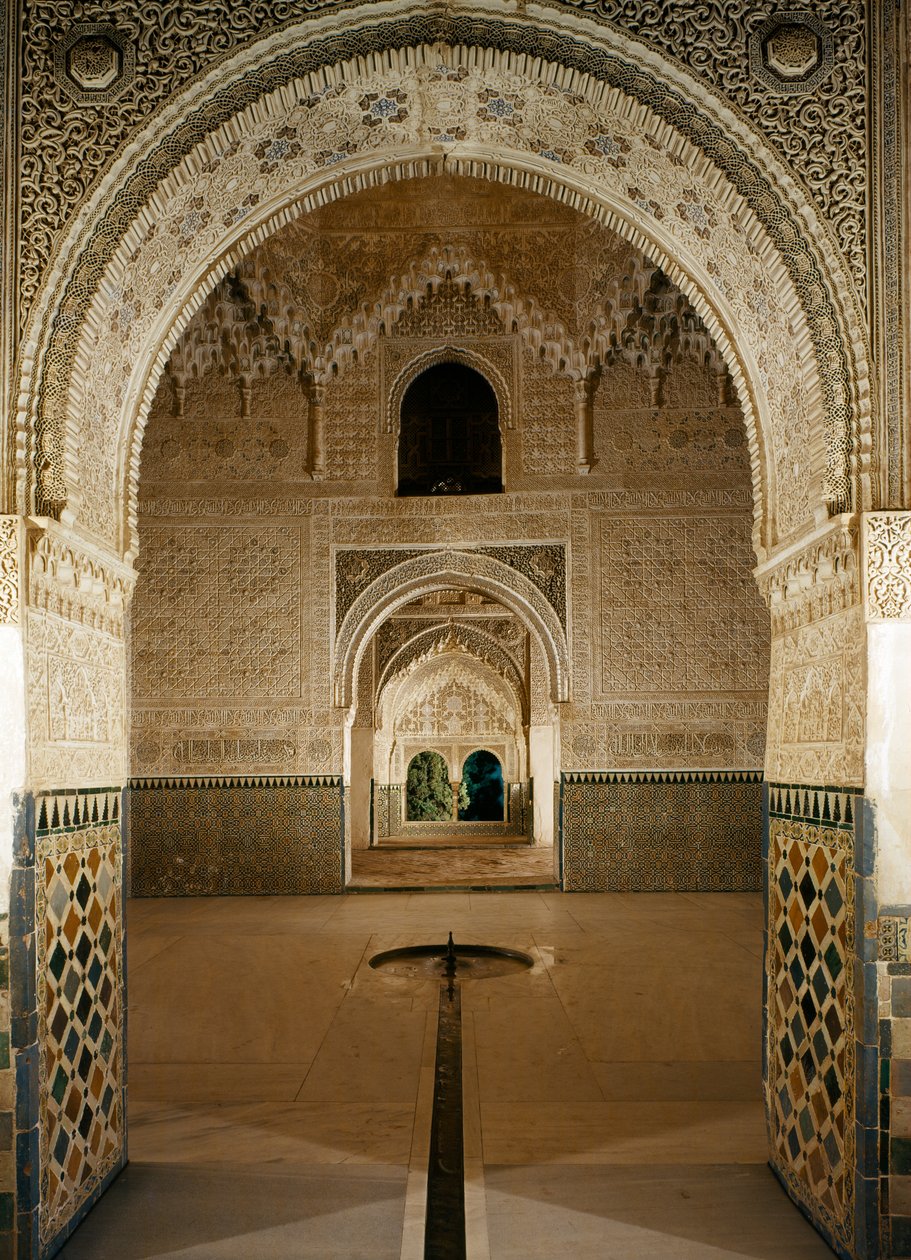 Hall of the Two Sisters, Palace of the Lions, Alhambra av Unbekannt Unbekannt