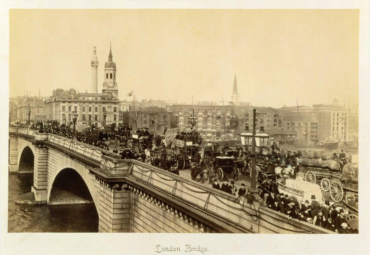 London Bridge, ca. 1880 av Unbekannt Unbekannt