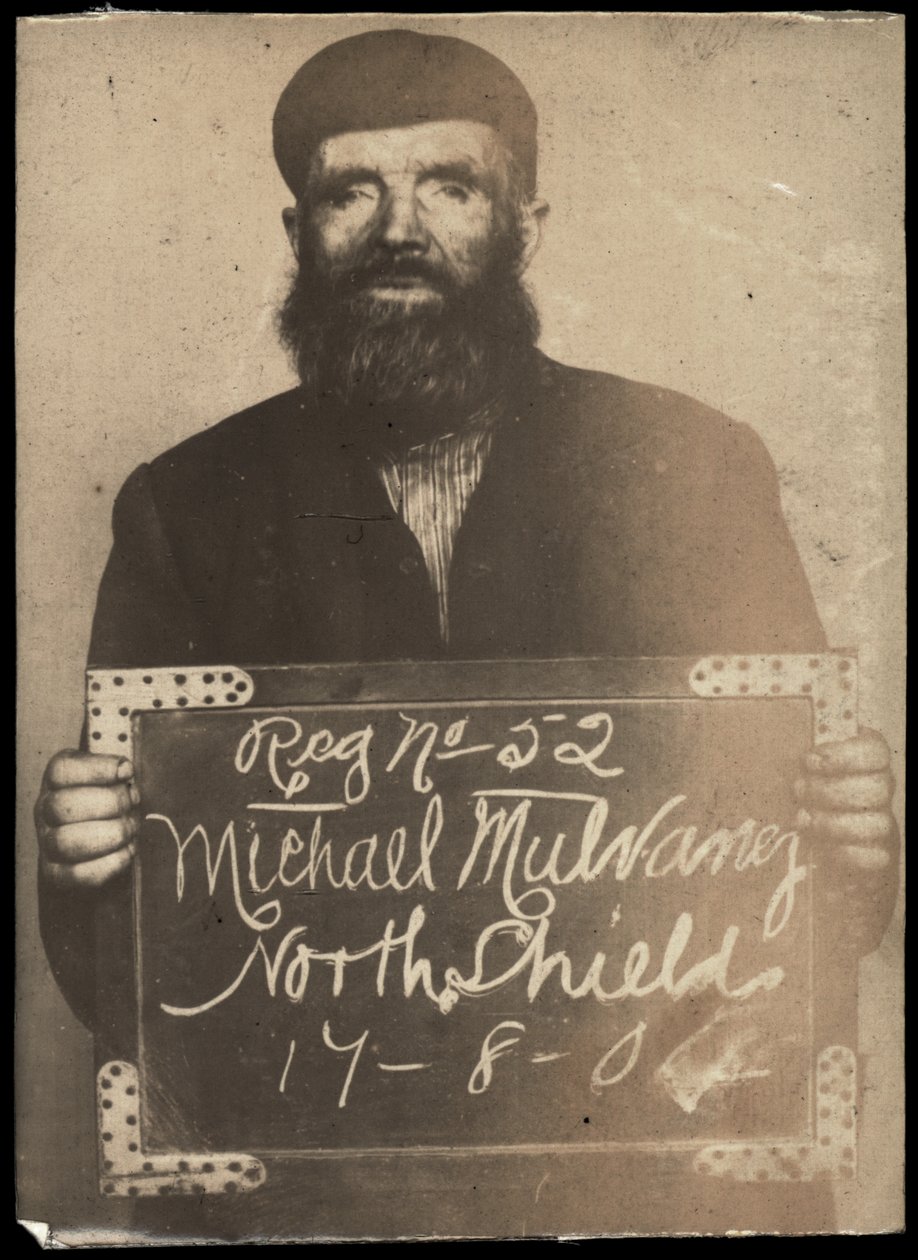 Michael Mulvaney, arrestert for drukkenskap og tigging, North Shields, Storbritannia, 1904 av Unbekannt Unbekannt