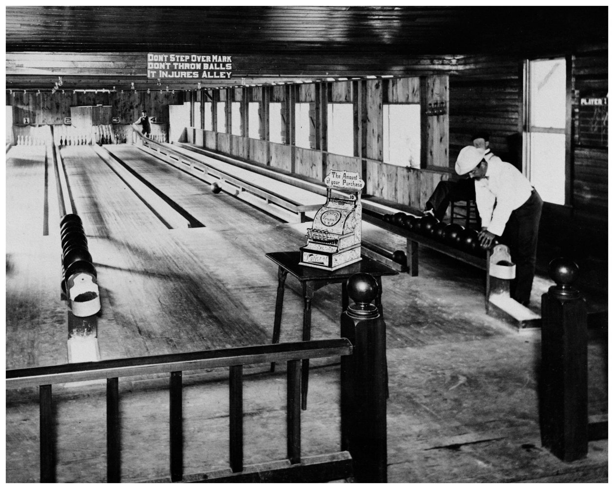 Olentangy Park bowlinghaller, Columbus, Ohio av Unbekannt Unbekannt