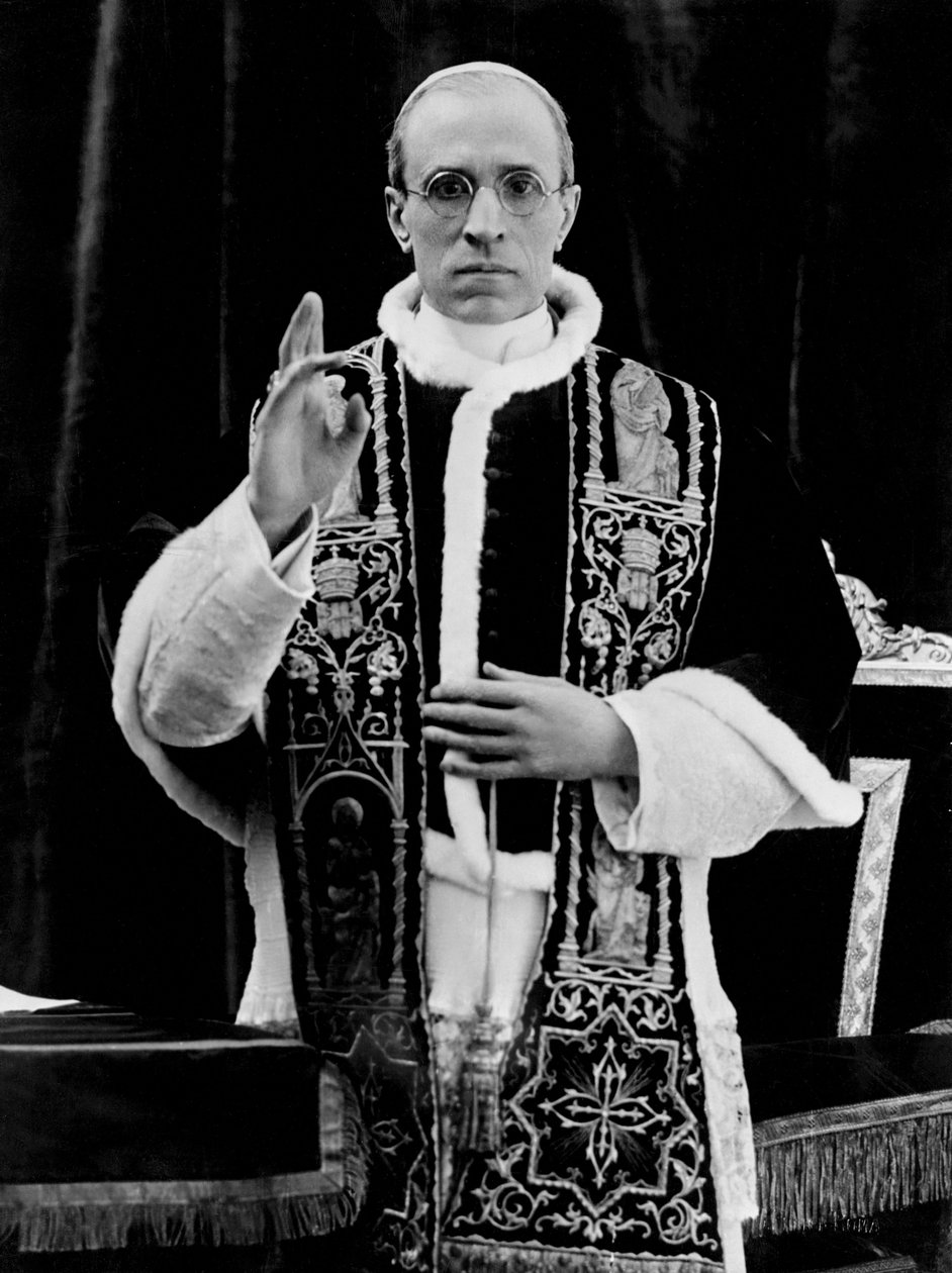 Et av de første bildene av pave Pius XII etter hans kroning, Roma, 1939 av Unbekannt Unbekannt