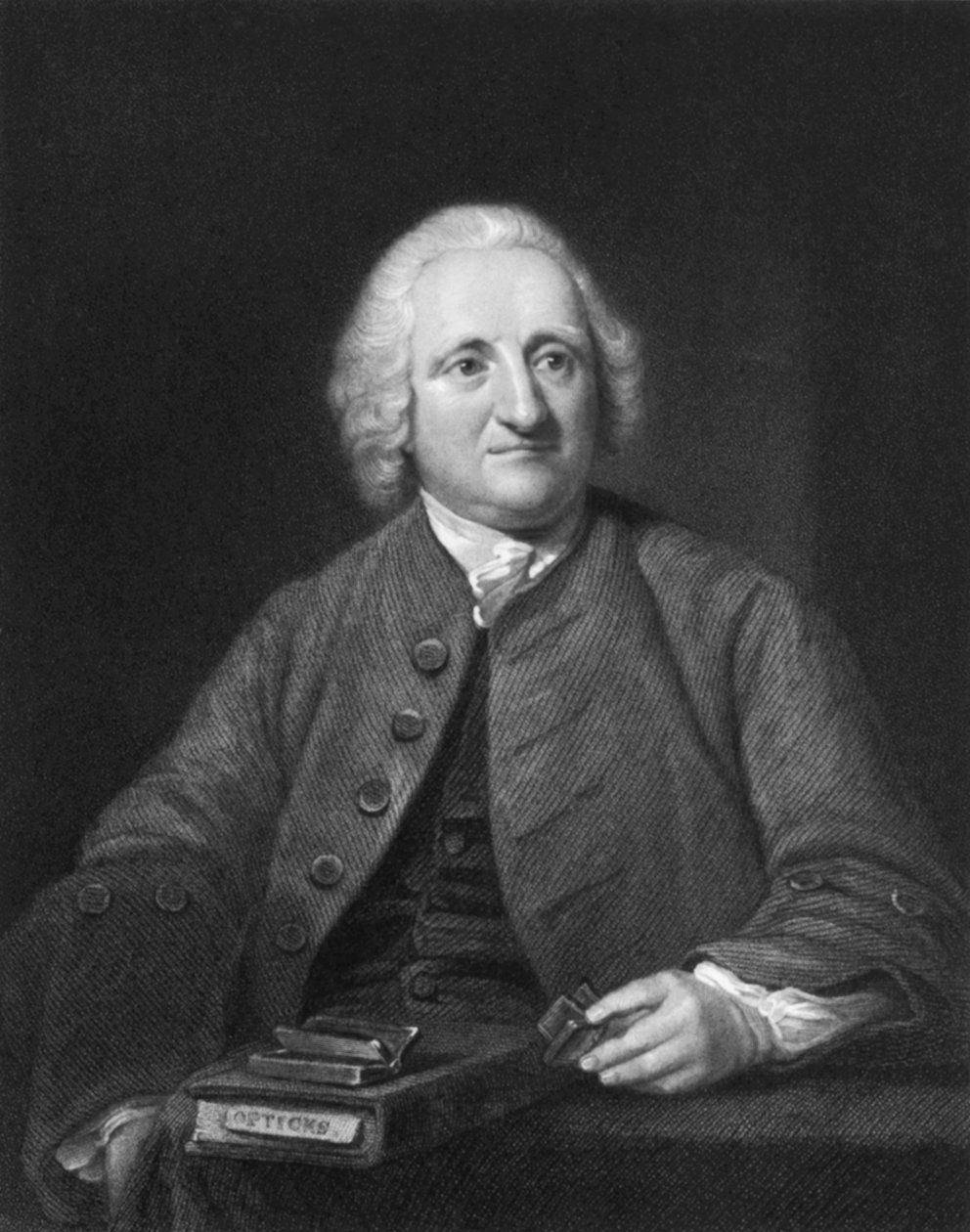 Portrett av John Dollond, England, ca. 1750 av Unbekannt Unbekannt