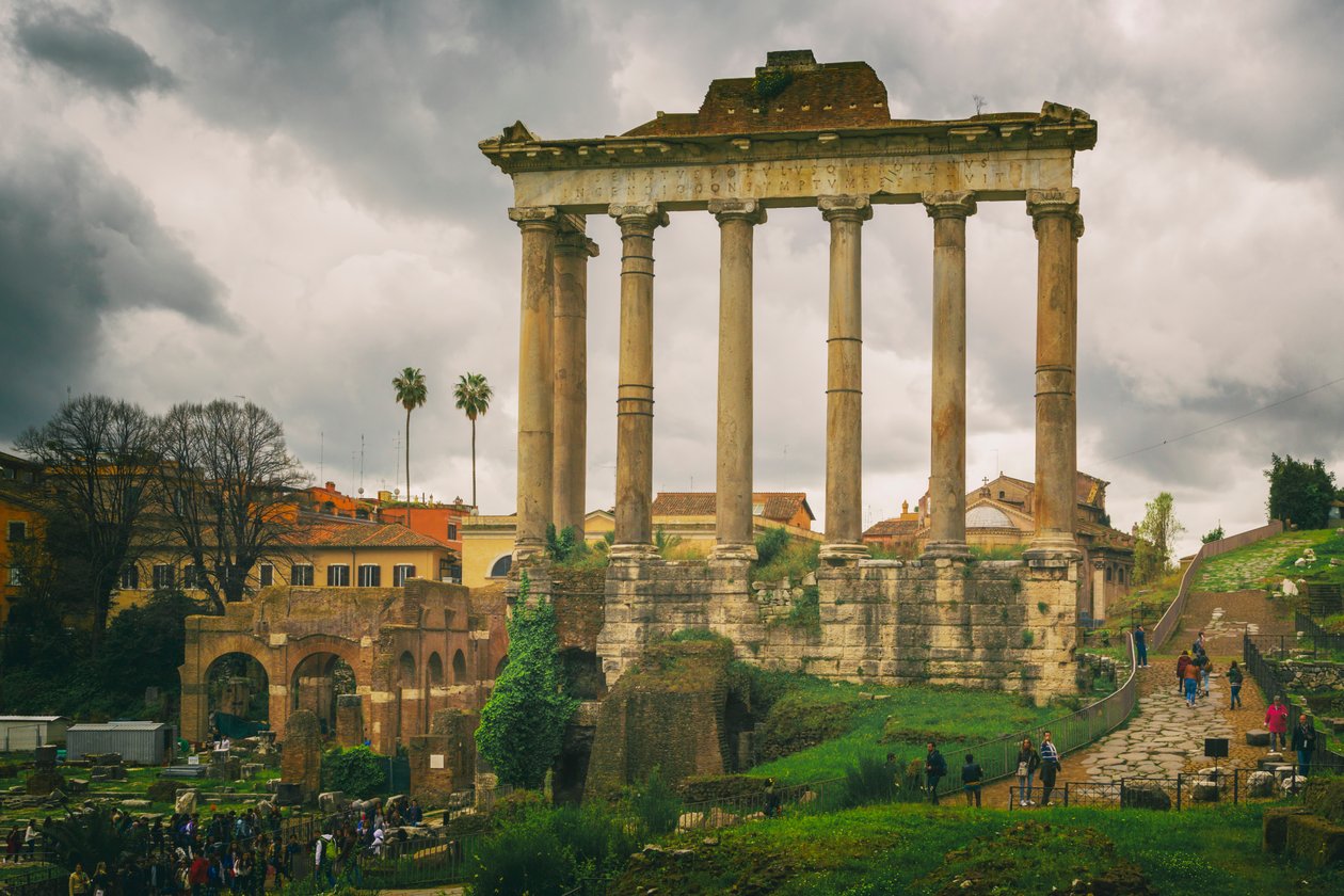 Roma, Italia. Forum Romanum av Unbekannt Unbekannt
