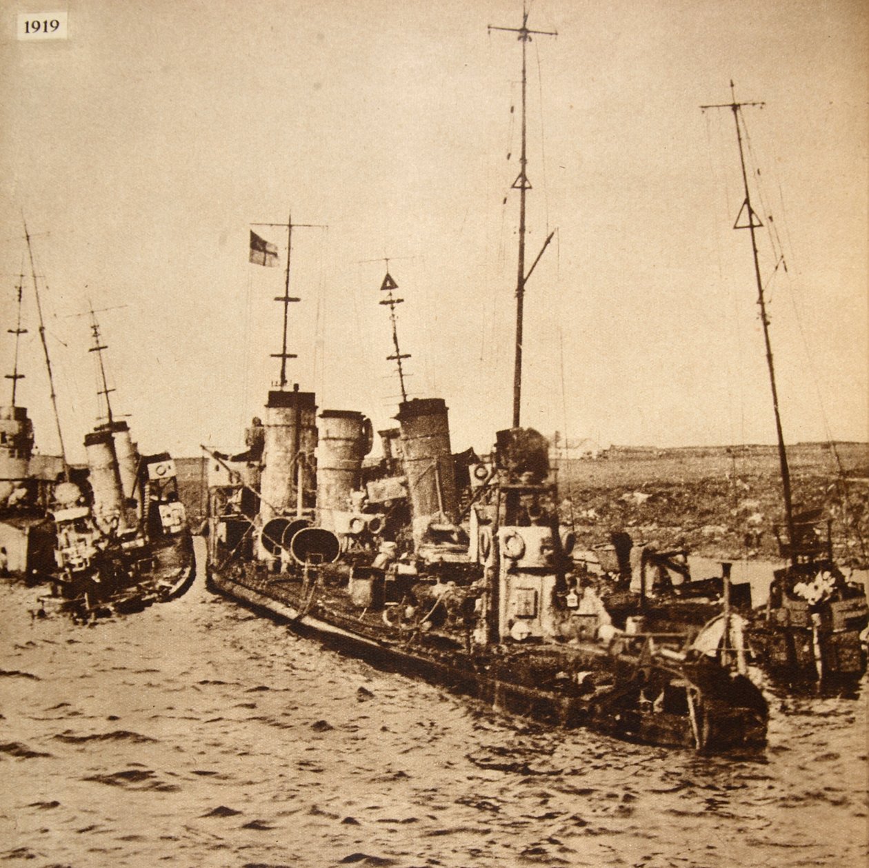 Forskyvning av den tyske flåten, Scapa Flow, 1919 av Unbekannt Unbekannt