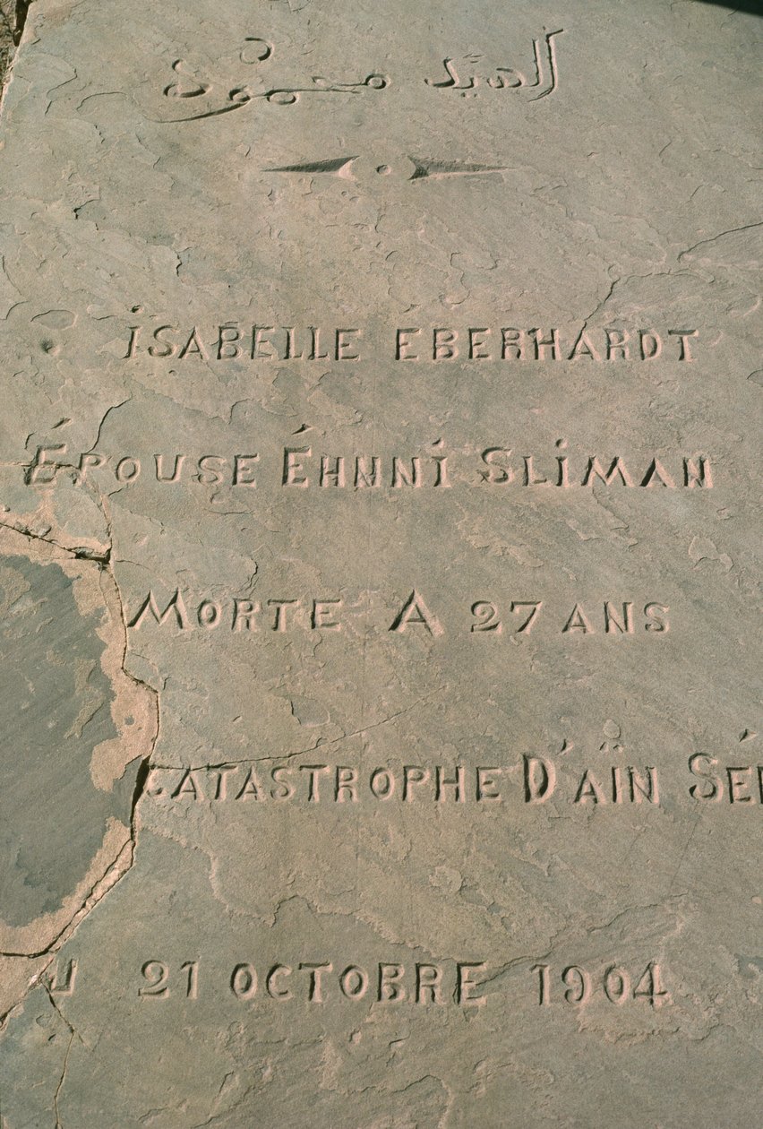 Graven til Isabelle Eberhardt av Unbekannt Unbekannt