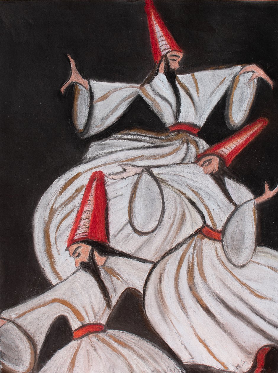 Whirling Dervishes, 2015 av Unbekannt Unbekannt