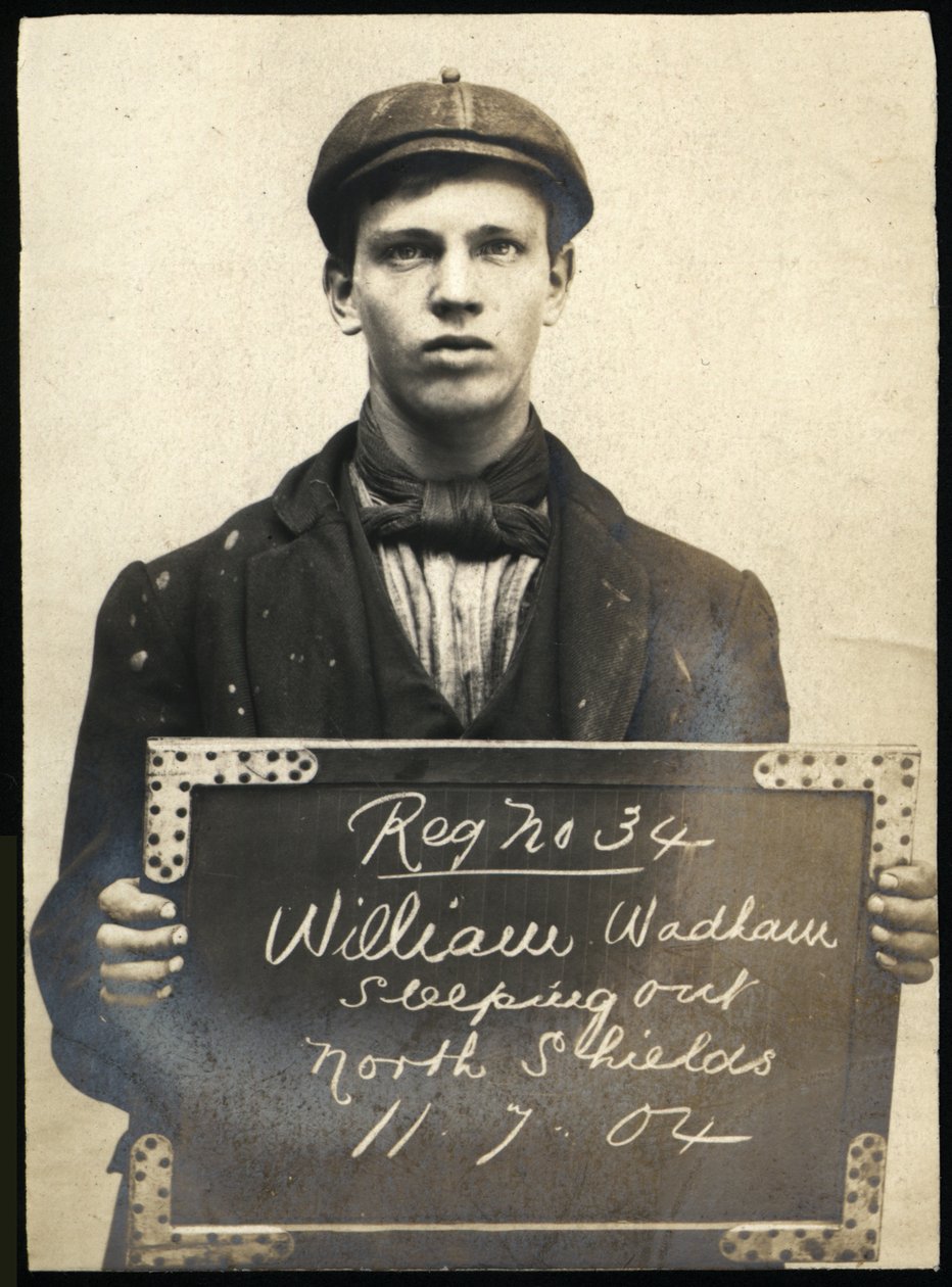 William Wadham, arrestert for dårlig søvn, North Shields, Storbritannia, 1904 av Unbekannt Unbekannt