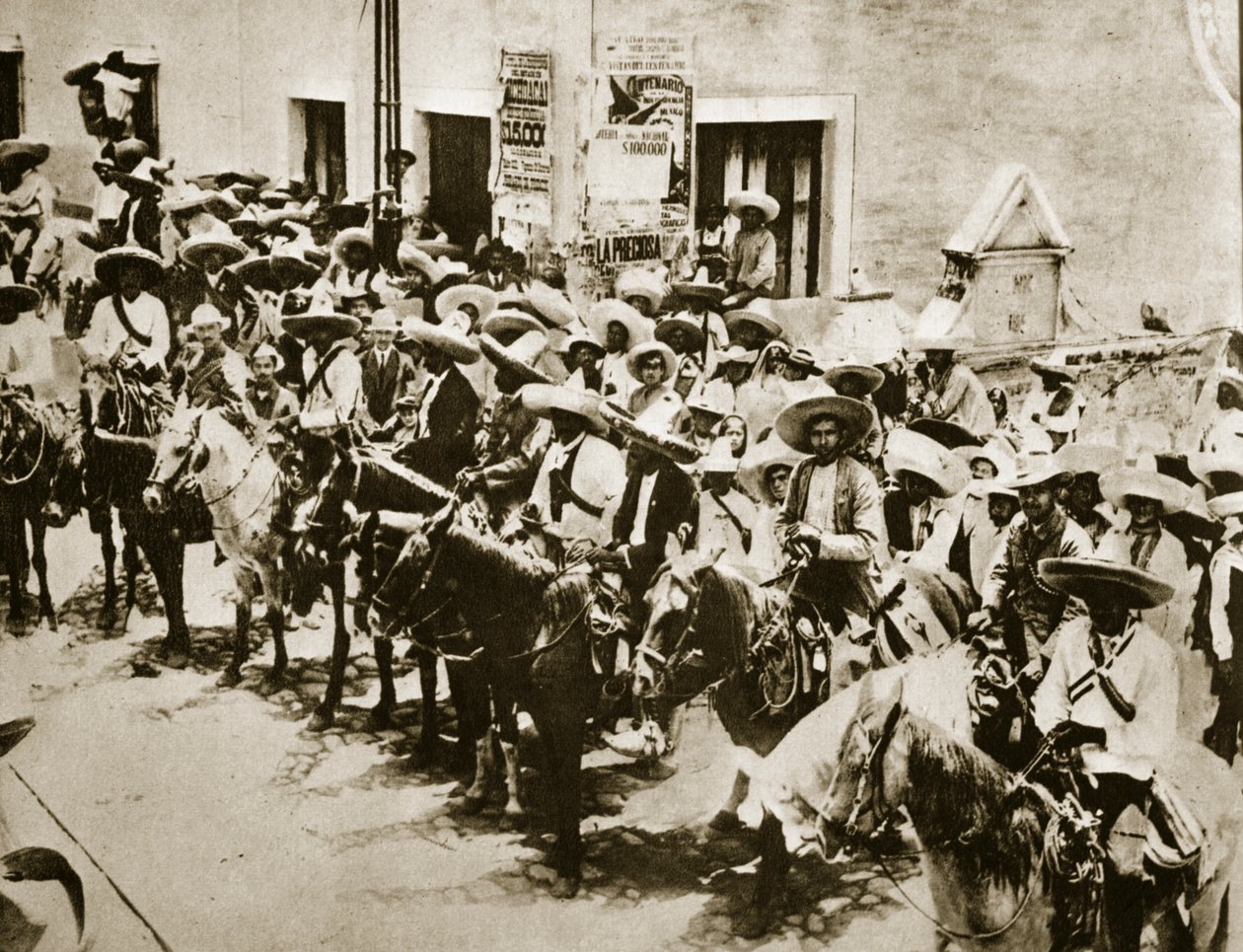 Zapata og hans menn, 1910 av Unbekannt Unbekannt