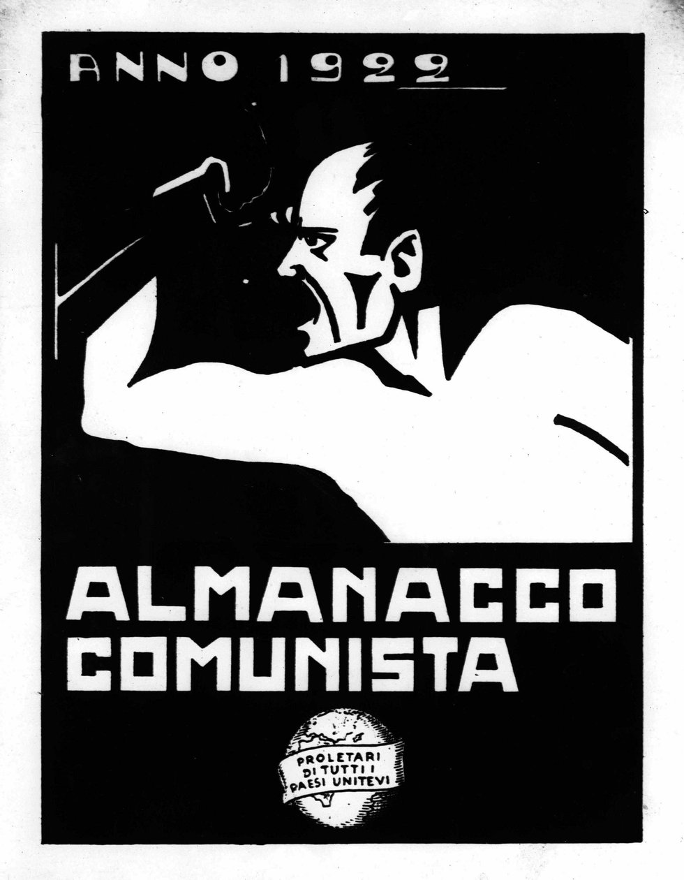 Propagandaplakat fra det italienske kommunistpartiet (PCI) fra 1922: almanakk. av Alec Hunter