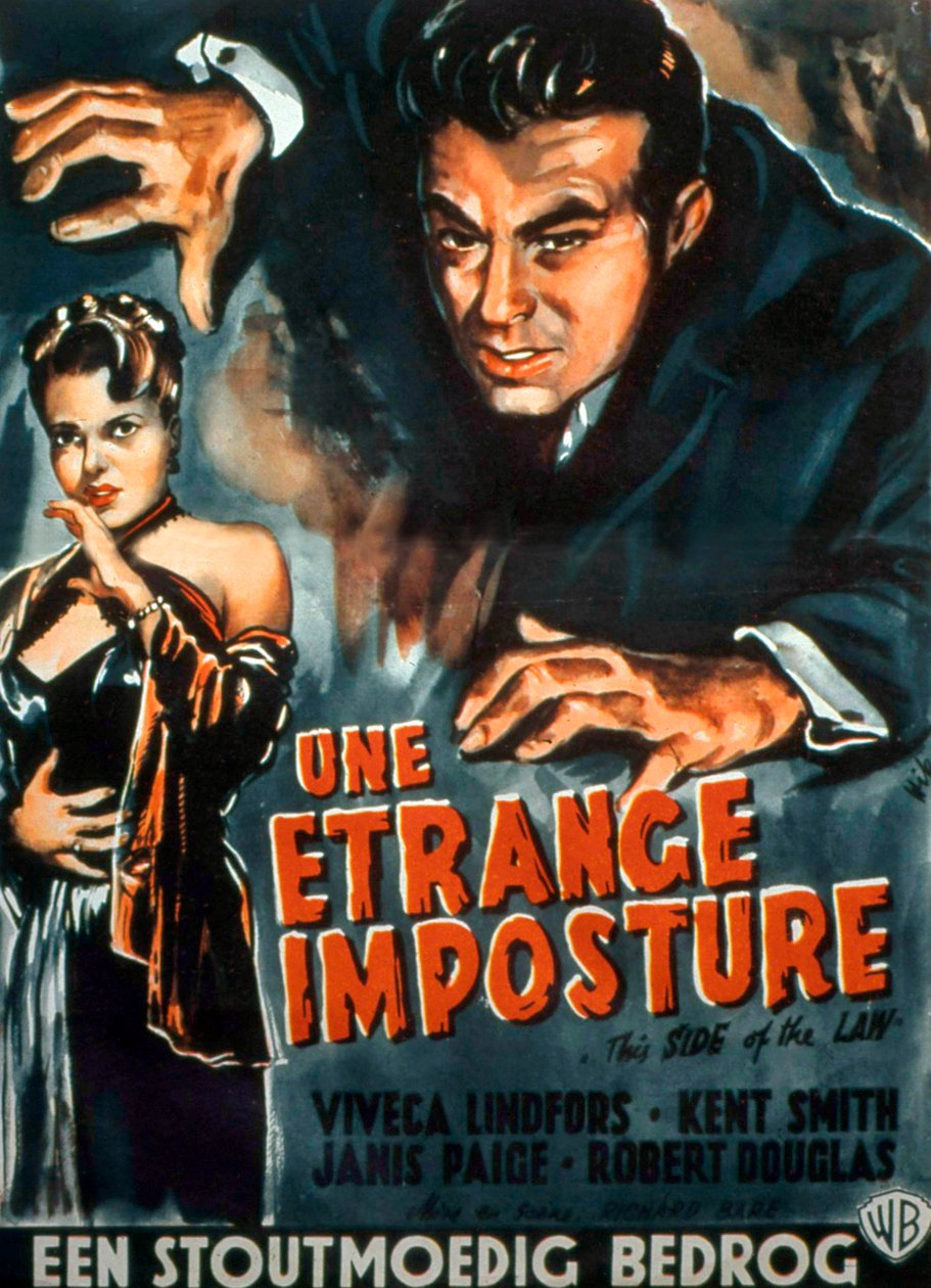 Denne siden av loven filmplakat av RichardBare med Viveca Lindfors og Kent Smith 1950 av Unbekannt