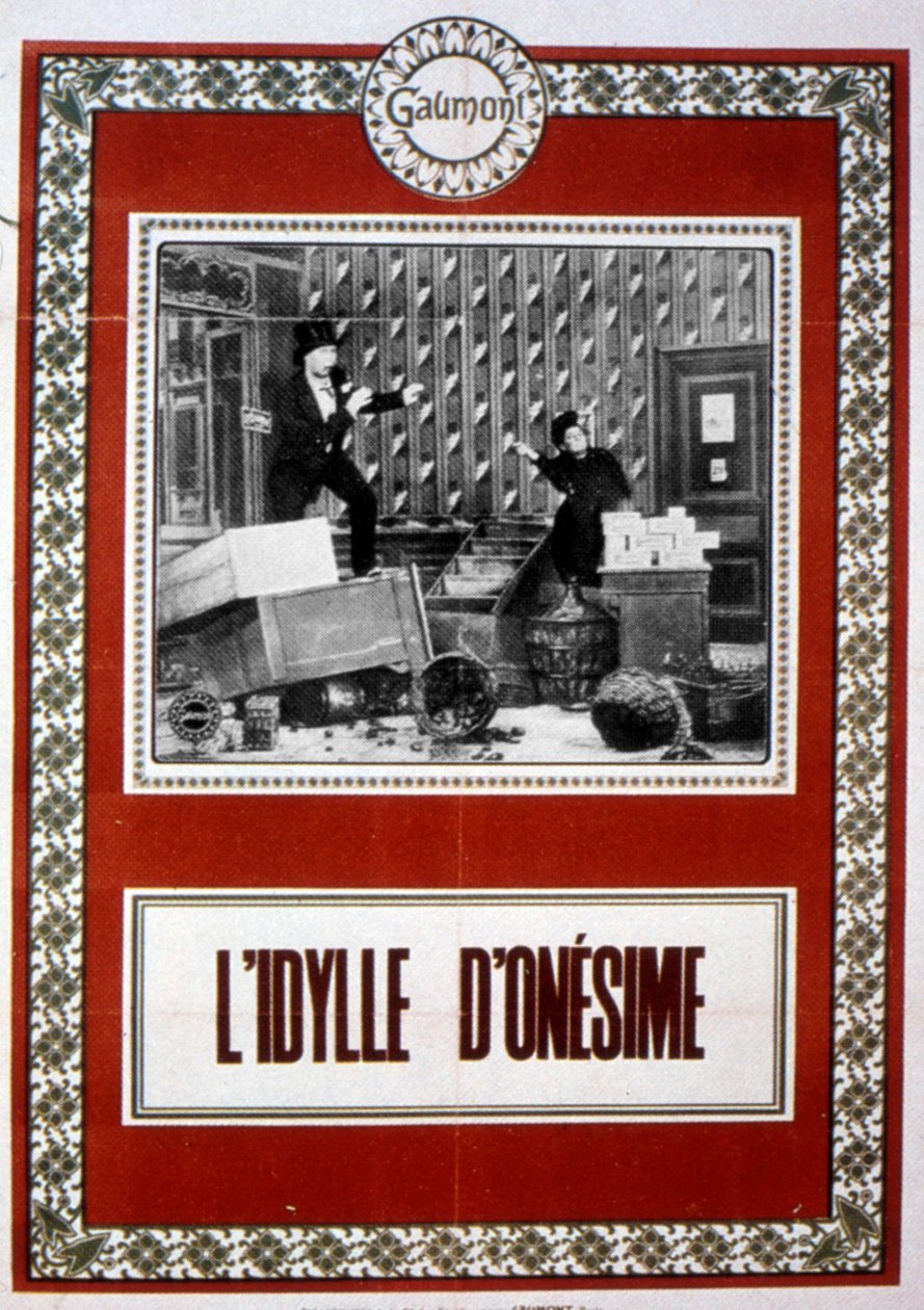 Plakat for filmen The Idyll of Onesime 1912 av Unbekannt